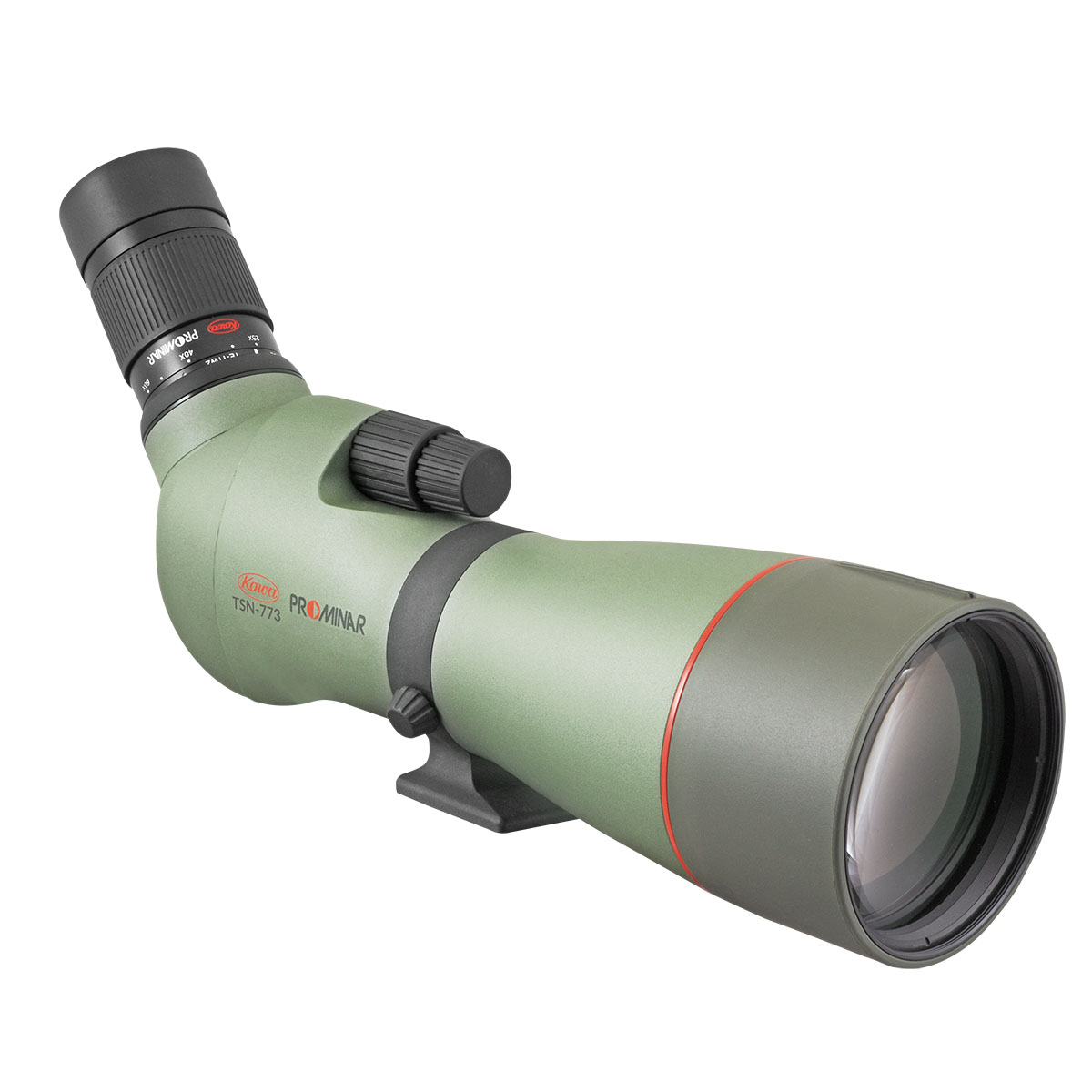 カメラ レンズ(ズーム) Kowa TSN-773 angled spotting scope with 25-60x zoom and stay on case